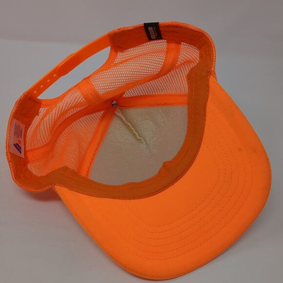Twin Pines Snapback Trucker Hat Orange One Size Adjustable Mesh Back Ha - Picture 7 of 10